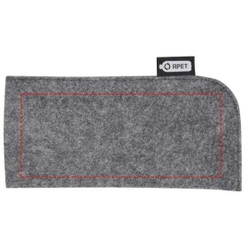 Pochette pour lunettes Felta recyclée GRSCouleur:Gris moyen
