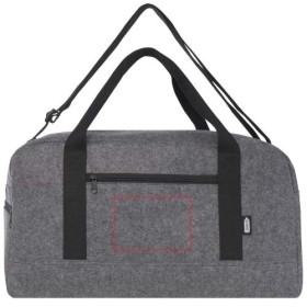 Sac de voyage Felta recyclé GRS de 35LCouleur:Gris moyen