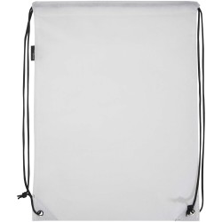 Sac à dos avec cordon Evergreen non tissé recyclé GRS de 5LCouleur:Blanc