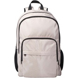 Sac à dos pour ordinateur portable 15'' Trend Plus recyclé certifié GRS de 20LCouleur:Flocons d’avoine