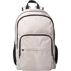 Sac à dos pour ordinateur portable 15'' Trend Plus recyclé certifié GRS de 20LCouleur:Flocons d’avoine