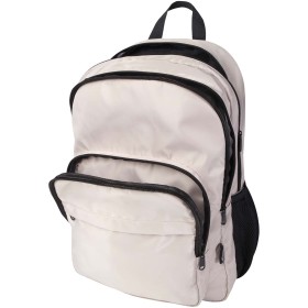Sac à dos pour ordinateur portable 15'' Trend Plus recyclé certifié GRS de 20LCouleur:Flocons d’avoine