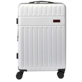 Valise extensible Rover de 70 L et 24" en matériaux recyclés certifiés GRSCouleur:Argent