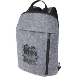 Sac à dos isotherme Felta GRS en feutrine recyclée de 7 LCouleur:Gris moyen