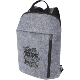 Sac à dos isotherme Felta GRS en feutrine recyclée de 7 LCouleur:Gris moyen