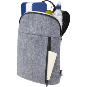 Sac à dos isotherme Felta GRS en feutrine recyclée de 7 LCouleur:Gris moyen