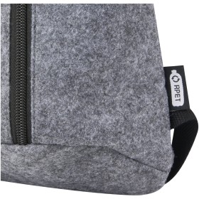 Sac à dos isotherme Felta GRS en feutrine recyclée de 7 LCouleur:Gris moyen