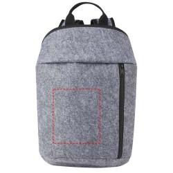 Sac à dos isotherme Felta GRS en feutrine recyclée de 7 LCouleur:Gris moyen