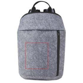Sac à dos isotherme Felta GRS en feutrine recyclée de 7 LCouleur:Gris moyen