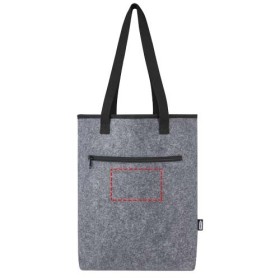 Sac shopping isotherme Felta GRS en feutrine recyclée de 12 LCouleur:Gris moyen
