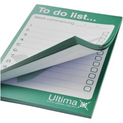 Bloc-notes Desk-Mate® A6Couleur:Blanc