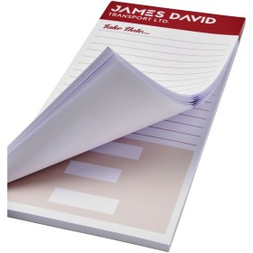 Bloc-notes Desk-Mate® 99 x 210 mmCouleur:Blanc