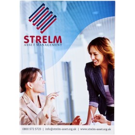 Bloc-notes Desk-Mate® A5 avec couvertureCouleur:Blanc