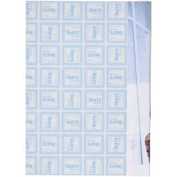 Bloc-notes Desk-Mate® A5 avec couvertureCouleur:Blanc