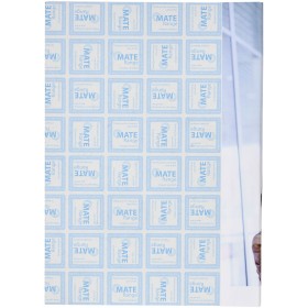 Bloc-notes Desk-Mate® A5 avec couvertureCouleur:Blanc