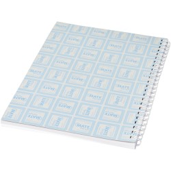 Carnet Desk-Mate® A4 à spiralesCouleur:Blanc