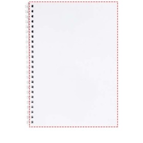 Carnet Desk-Mate® A4 à spiralesCouleur:Blanc