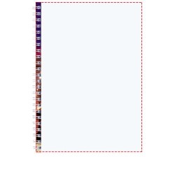 Carnet Desk-Mate® A5 à spiralesCouleur:Blanc