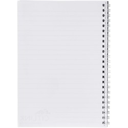 Carnet Desk-Mate® A5 à spiralesCouleur:Blanc