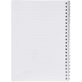 Carnet Desk-Mate® A5 à spiralesCouleur:Blanc
