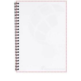 Carnet Wire-o A4 avec couverture rigideCouleur:Blanc / Noir