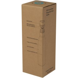 Bouteille isotherme Vasa en acier inoxydable recyclé certifié RCS de 500 ml avec isolation par le vide et couche de cuivreCouleu