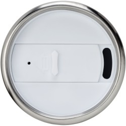 Gobelet avec isolation Elwood de 410 ml en acier inoxydable recyclé certifié RCSCouleur:Blanc