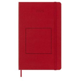 Agenda L quotidien 12 mois Moleskine à couverture rigideCouleur:Rouge écarlate