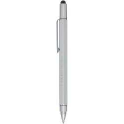 Stylo multifonction Dora en aluminium recycléCouleur:Argent