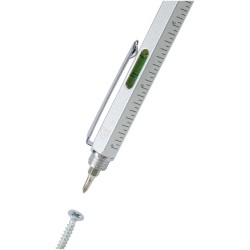 Stylo multifonction Dora en aluminium recycléCouleur:Argent