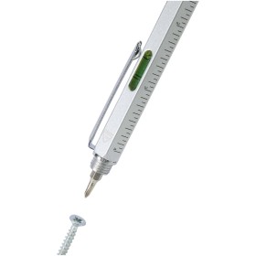 Stylo multifonction Dora en aluminium recycléCouleur:Argent