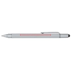 Stylo multifonction Dora en aluminium recycléCouleur:Argent