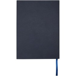 Carnet à couverture rigide en PU recyclé Alejandra A6Couleur:Bleu océan