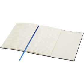 Carnet à couverture rigide en PU recyclé Alejandra A6Couleur:Bleu océan