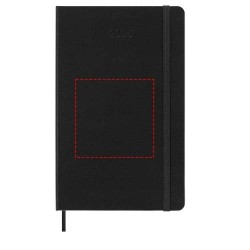 Agenda L vertical 12 mois Moleskine à couverture rigideCouleur:Noir