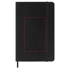 Agenda de poche hebdomadaire 12 mois Moleskine à couverture soupleCouleur:Noir