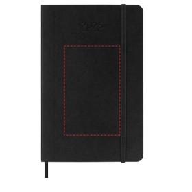Agenda de poche hebdomadaire 12 mois Moleskine à couverture soupleCouleur:Noir