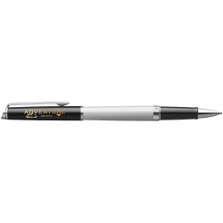 Stylo roller Waterman Hemisphere avec habillage palladiumCouleur:Blanc / Noir