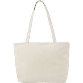 Sac shopping zippé coton 320 g/m² Ningbo 15LCouleur:Naturel