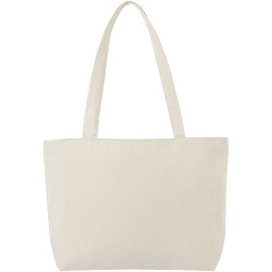 Sac shopping zippé coton 320 g/m² Ningbo 15LCouleur:Naturel