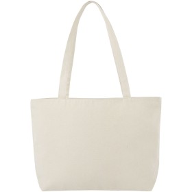 Sac shopping zippé coton 320 g/m² Ningbo 15LCouleur:Naturel