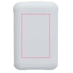 Câble de recharge modulaire en plastique recyclé Savvy avec support de téléphoneCouleur:Blanc