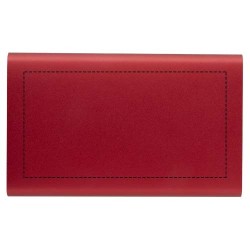 Batterie de secours en aluminium Pep de type-C de 4 000 mAhCouleur:Rouge