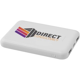 Batterie de secours en plastique recyclé Asama type-C de 5 000 mAhCouleur:Blanc