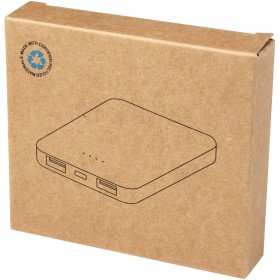 Batterie de secours en plastique recyclé Asama type-C de 5 000 mAhCouleur:Blanc