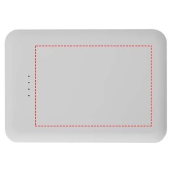 Batterie de secours en plastique recyclé Asama type-C de 5 000 mAhCouleur:Blanc