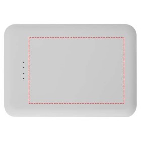 Batterie de secours en plastique recyclé Asama type-C de 5 000 mAhCouleur:Blanc