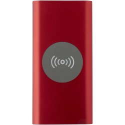 Batterie de secours sans fil en aluminium recyclé Juice type-C de 8 000 mAhCouleur:Rouge