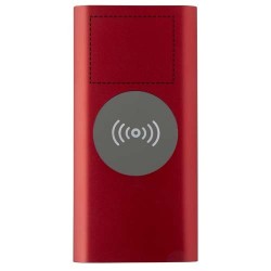 Batterie de secours sans fil en aluminium recyclé Juice type-C de 8 000 mAhCouleur:Rouge
