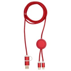 Câble 5 en 1 Alasia en aluminium et plastique recyclés de 150 cm pour la synchronisation des données et la charge rapide de 27 W